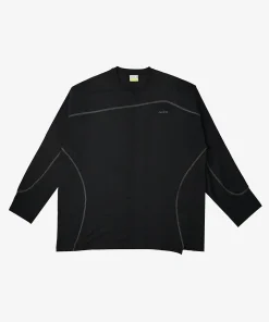 XF-01 Waffle Long Sleeve Black