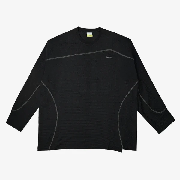 XF-01 Waffle Long Sleeve Black