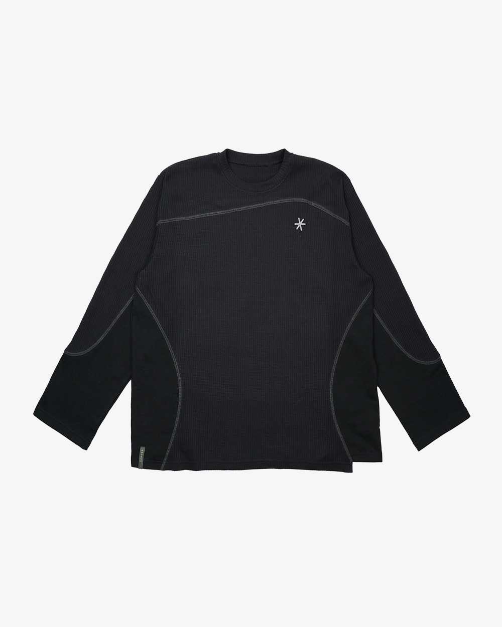 XF-02 Waffle Long Sleeve Black