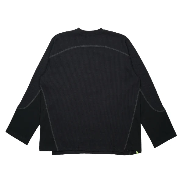 XF-02 Waffle Long Sleeve Black - Image 2