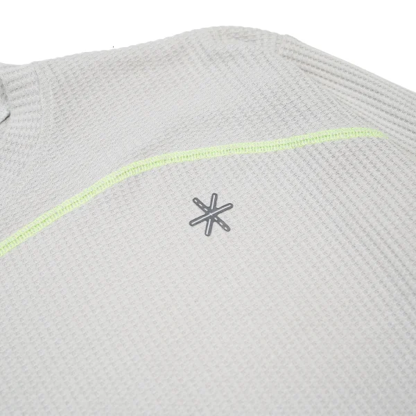 XF-02 Waffle Long Sleeve Grey - Image 3