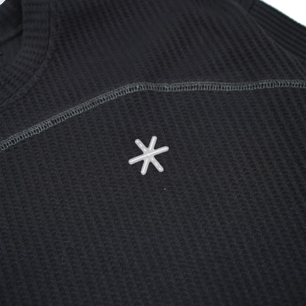 XF-02 Waffle Long Sleeve Black - Image 3