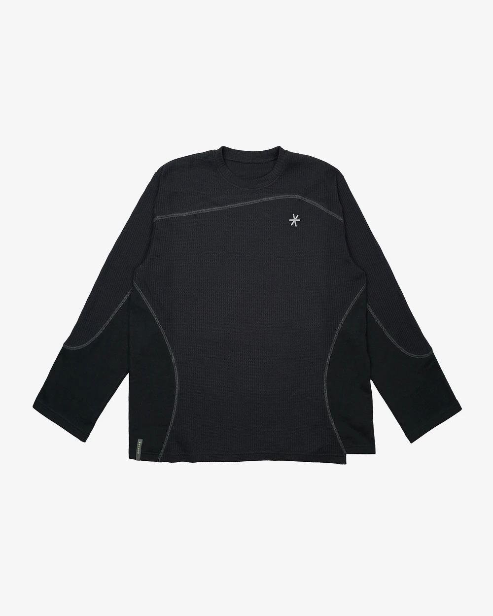 XF-02 Waffle Long Sleeve Black