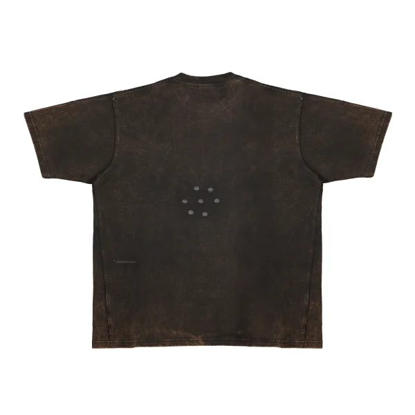 AKROSS BASIC TEES - BLACK WASHED - Image 2