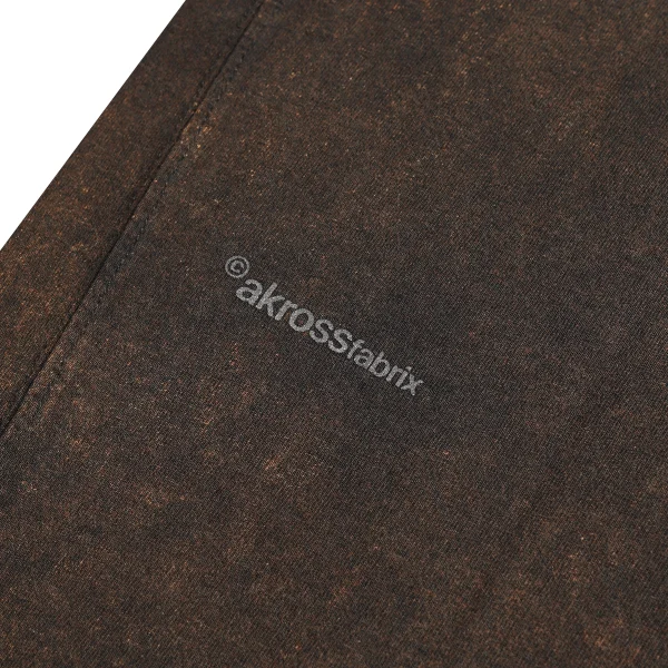 AKROSS BASIC TEES - BLACK WASHED - Image 5