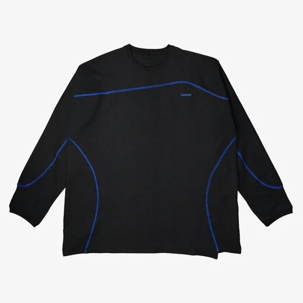Waffle Long Sleeve Black - Akross X FED by Made